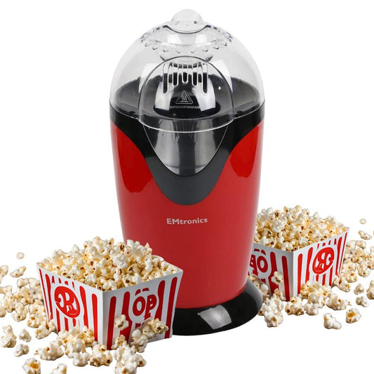 UK Plug  Electric Popcorn Maker - Red