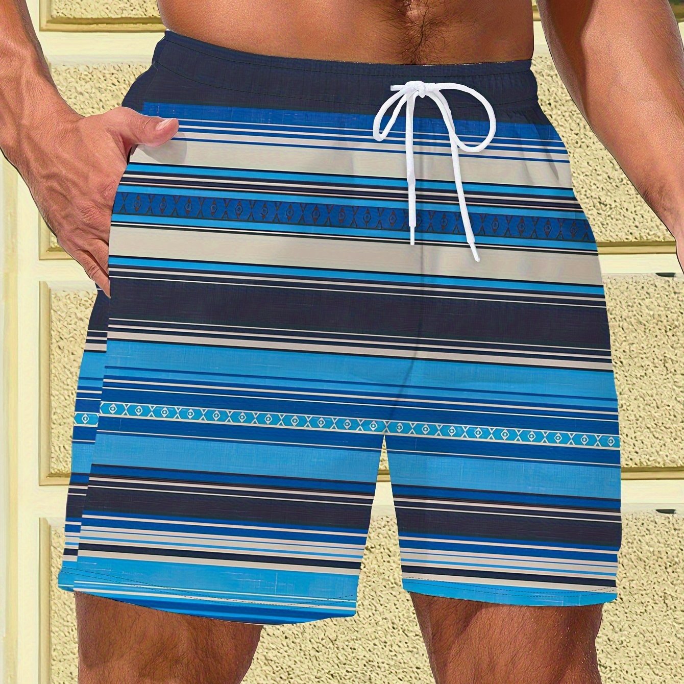 UK 42-56 Plus Size Big Men's Fashion Sports Shorts, Suitable for Casual Beachwear Outdoor Activities, Curvy Men Sports Clothing Supplies