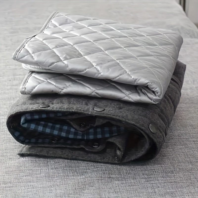 A Thick Silver-Coated Heat Insulation Pad for Ironing, a Replacement Ironing Board with a Metal Plate, a Round Heat-Resistant Pad for a Dryer, a Portable Gray Ironing Mat, And a Tabletop Ironing Mat for Travel Hotels And Dorm