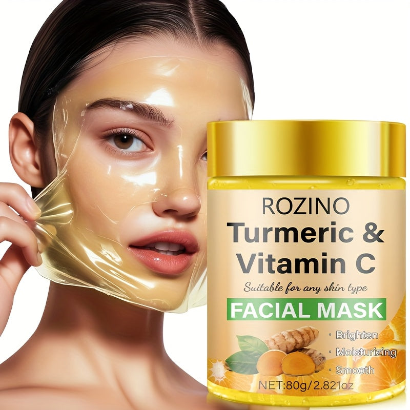 [Aging Wrinkle Skincare]Instant Lift Turmeric Vitamin C Facial Mask, Hydrating, Smooth, Tightens Lift, Dark Spot/Wrinkles Appear, for Skin Red, Dull, Wrinkles, Fine Line, Coarse Pores, Loose, Aging Signs. Korean Skincare Prod