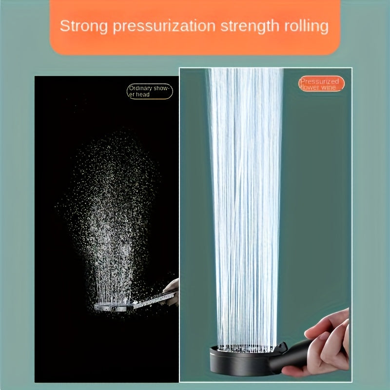 NEW Arrivals Advanced Black 5 Modes High Pressure Shower Head - Water Saving, Adjustable Head Handheld Shower Head, Enhancing Bathing Experience, Easy Installation, Bathroom Additions