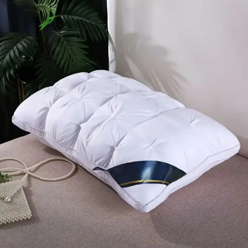 4pcs 3D Luxury Hotel Pillow Set, Neck Support Sleeping Pillows for Comfort & Relaxation, Premium Cover with Zipper Closure, 45*68cm