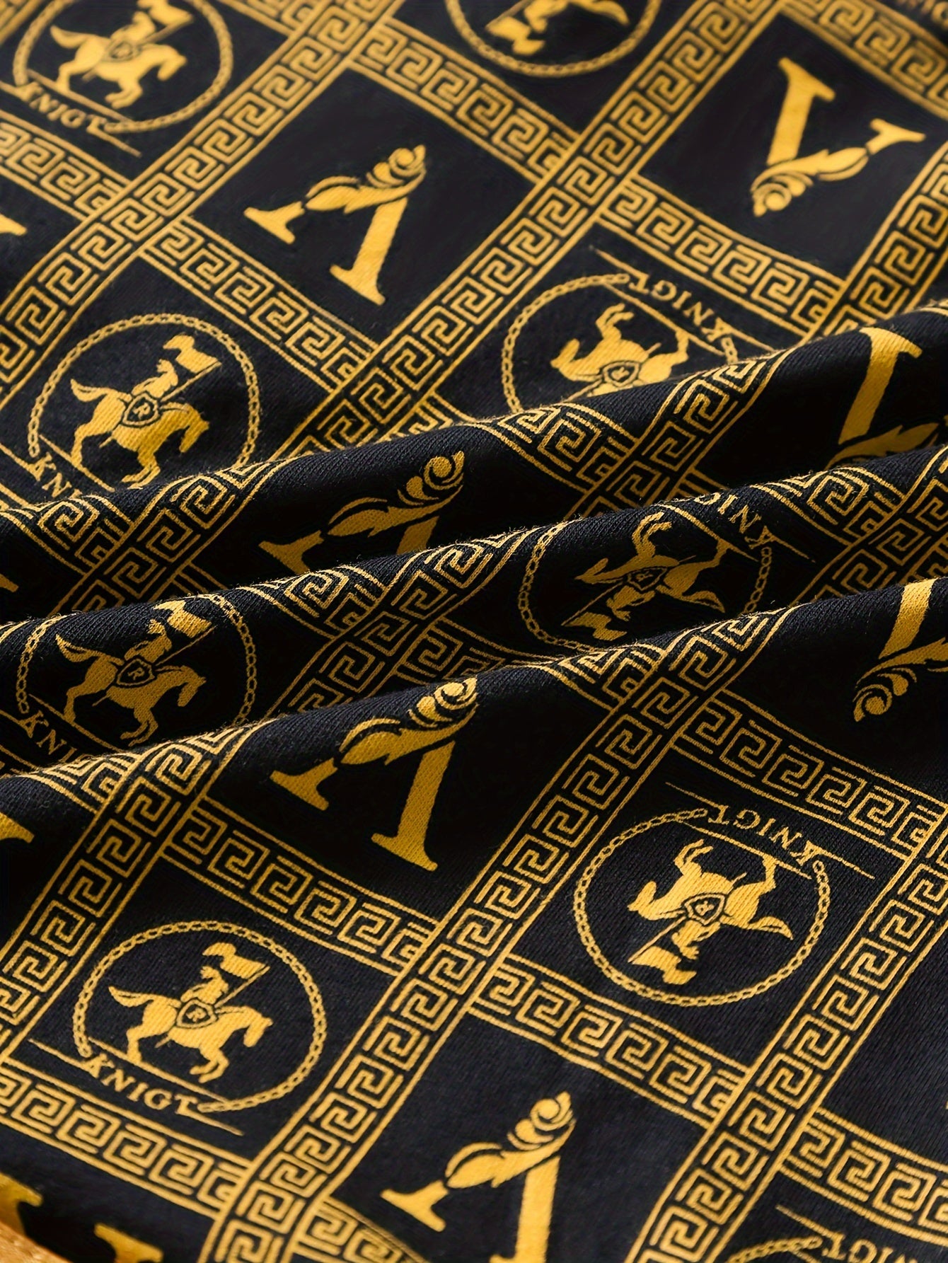 10pcs Men'S High Stretch Breathable Boxer Briefs, Polyester Spandex Shortie Panty with Print Pattern for Casual Wear