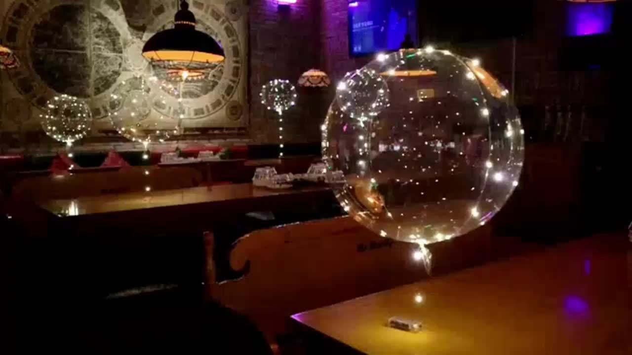 20pcs Set, 10 Balloons & 10 LED Lights | Bobo Transparent LED Light Balloons for Wedding, Birthday, Party Decorations, Perfect for Christmas and New Year Celebrations