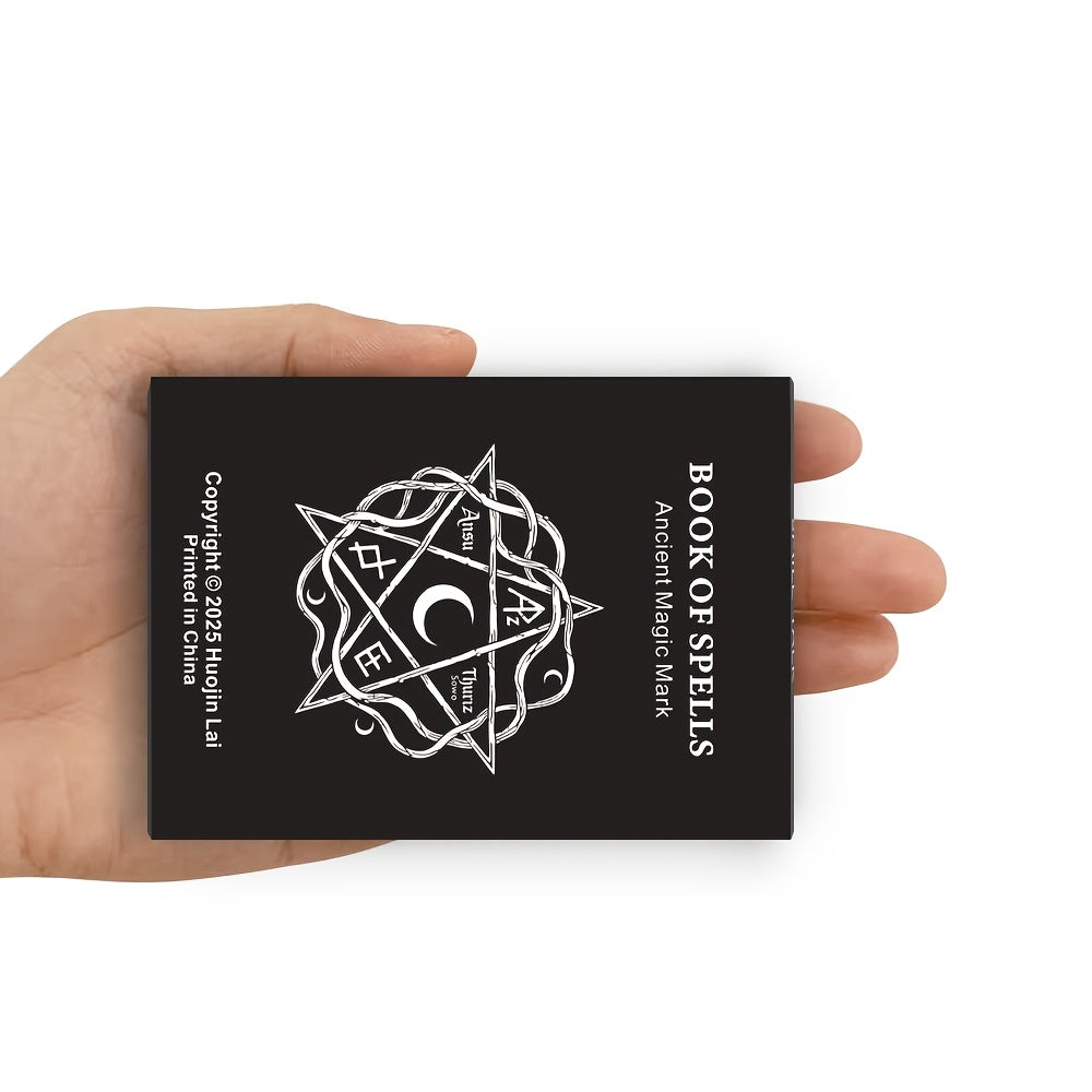 Book Of Spells | Tabletop Card Game Featuring 35 Dusty Forbidden Powers Of Divination And Oracle Cards | Perfect For Halloween/Christmas/Thanksgiving Gifts, Ideal For Game Nights | Smile Talk