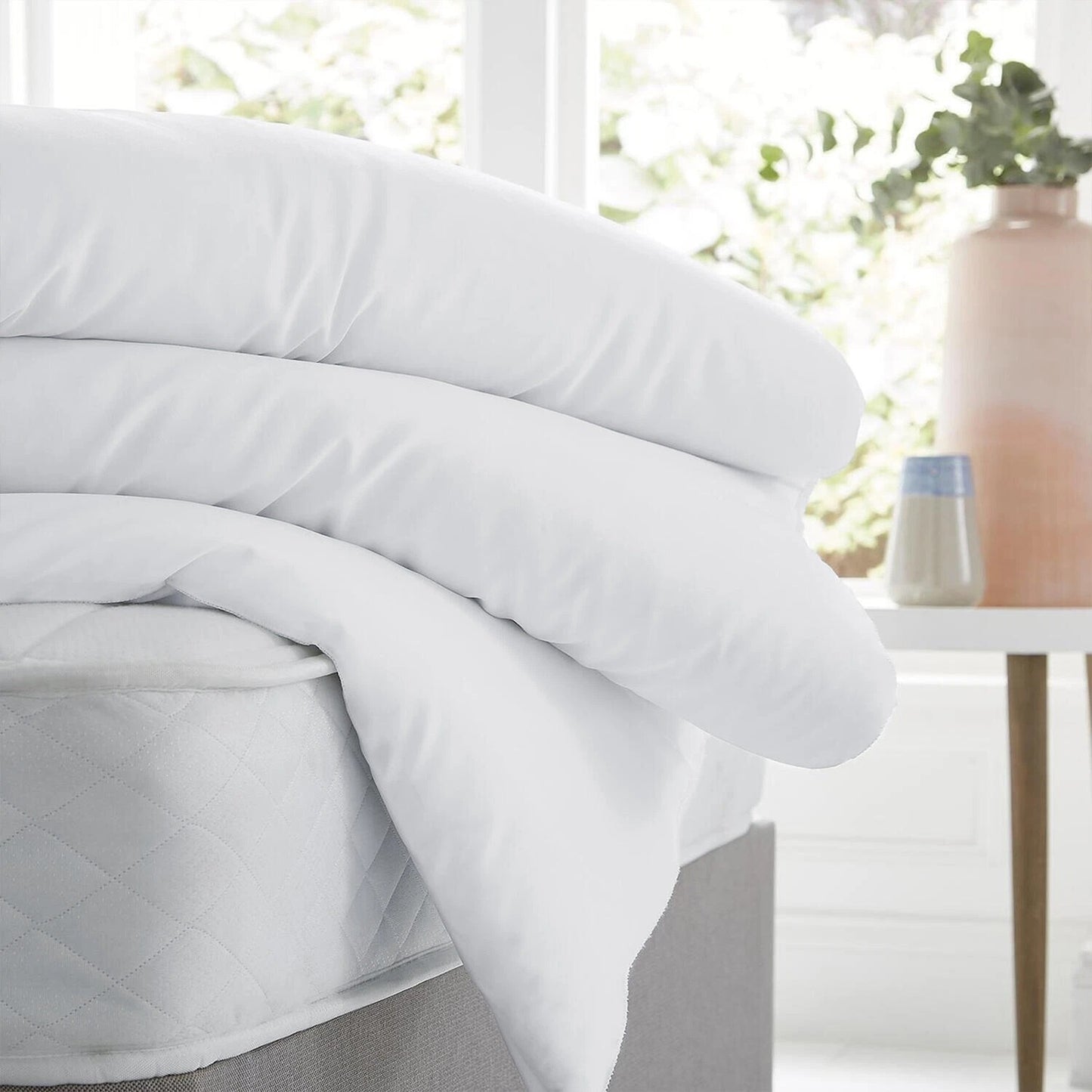 Luxury - Lightweight Duvet Quilt Five Star Hotel Top Quality 2.5 4.5 10.5 13.5 15 TOG Options All Season Duvets - Lightweight Bedding– Year-Round Comfort for Summer and Winter Nights – Elegant and Durable