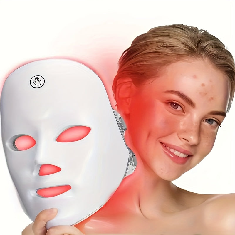 NEW Arrivals 7 Colors Led Facial Device, USB Charging, Beauty Care, Perfect Holiday Gift for Women, Ladies Beauty Salon Spa Accessories