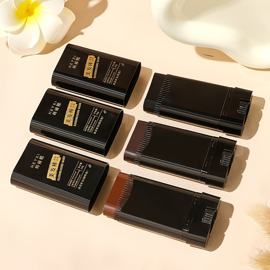3-In-1 Hair Coloring Korean Stick with Comb Teeth | Waterproof, Sweat-Resistant Temporary Hair Color Corrector, Quick Gray Coverage, Easy-To-Clean, Plant-Based Squalane Formula | Unisex Adult Gift, Portable for Anywhere Use