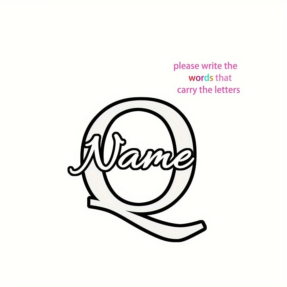 Customized bedroom personalized double-sided letter LED mirror light, USB power supply, suitable for room wall, bathroom, neon light mirror, Christmas Valentine's Day birthday gift (1pc)