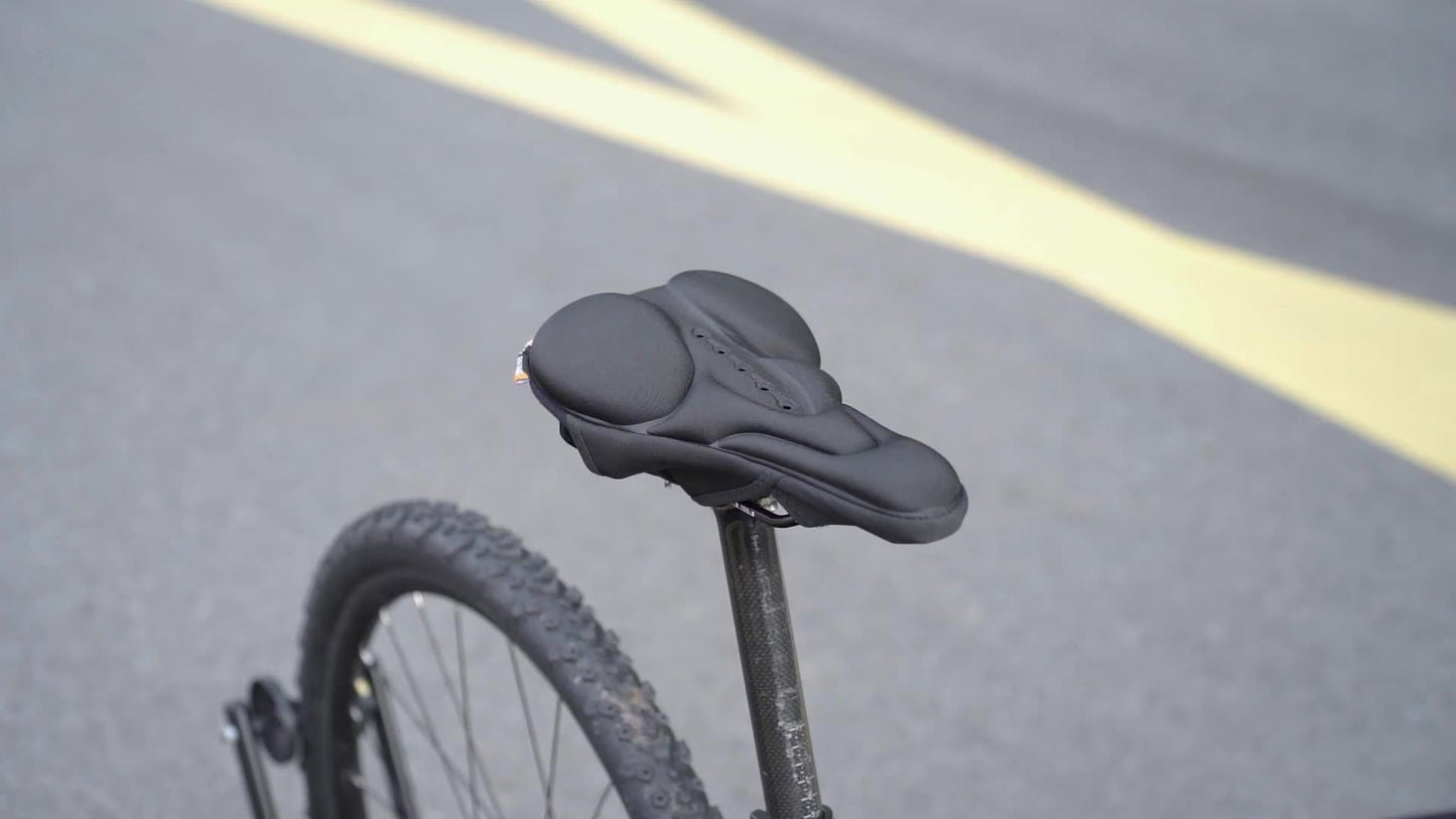 NEW Bike Saddle Cover Comfortable Breathable Seat Cover Soft Sponge Bike Seat Cushion