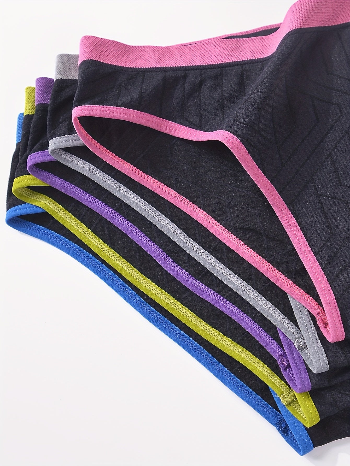 10 PCS Set Women's Elegant & Breathable Yoga Briefs - Soft Stretchy Fabric, Mid-Rise, Color Block Design, Perfect for Yoga, Running & Fitness, Seamless, Non-See-Through, Comfortable Women's Briefs | Seamless Design | Soft Fa