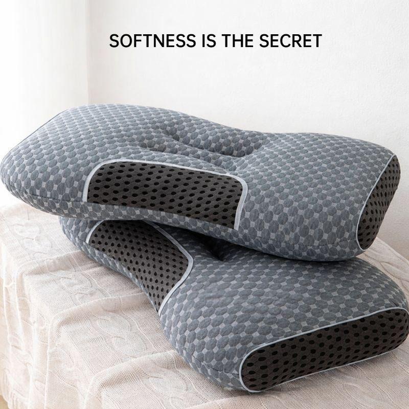 2 PCS Set 62x40cm Soft Neck Pillows Adjustable Ergonomic Support Design Premium Home Bedding Decor – Sleep Comfort, Modern Design, Upgraded Thickened 5-Star Hotel Quality – Non-Collapsing High Core for Deep Sleep