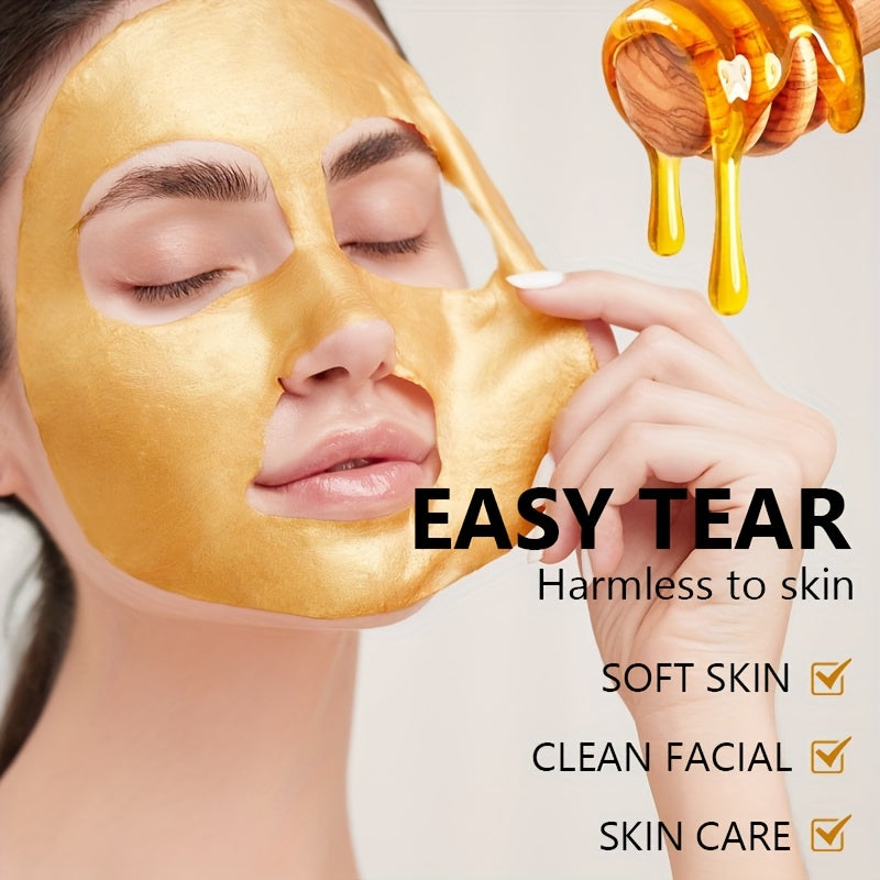 BEE Venom Chamomile Only Need to Apply Once instant Reduction Resist crease, Bee Venom Firming and Facial Mask, Moment Face Crease Lines Dilute All Skin crease Lines, Improve Aging Signs and Darkness Loose Skin, Suitable for
