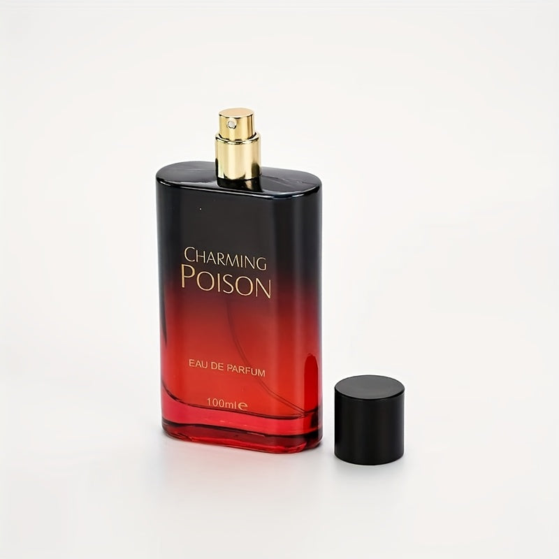 Charming Poison Lady Eau De Toilette, Long-Lasting Floral And Fruity Notes, Featuring Grapefruit, Citrus, Rose, Jasmine, Musk, And Patchouli, It Enhances Charm And Confidence, Comes in a Luxurious Gradient Bottle, Suitable fo