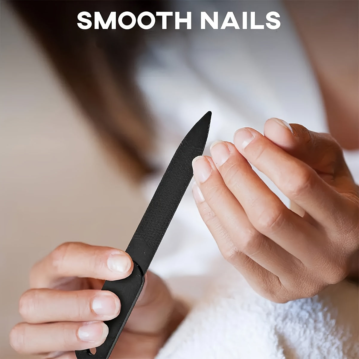 5 PCS Set Stainless Steel Nail Care Kit for Ingrown & Thick Toenails - Heavy-Duty Clippers Set with Nail File, Cuticle Nippers, Toenail Clippers for Seniors Thick Toenails - Classic Black Handles for Men, Women, Seniors, Foot