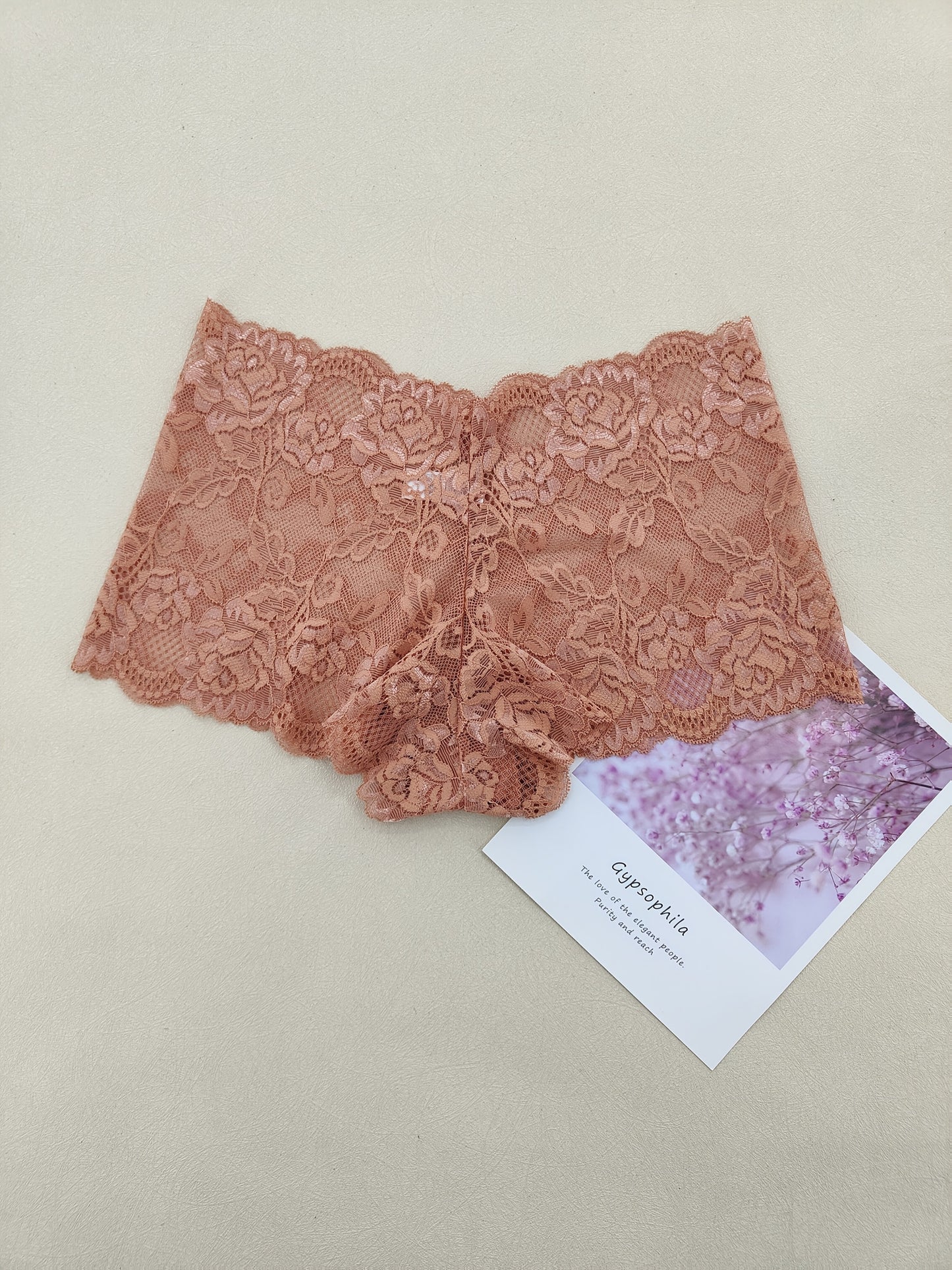 UK (8-18) Size Women's Lace Trim Stretch Panties 6 PCS Set Sexy Briefs Women Underwear Lingerie Apparel Accessories