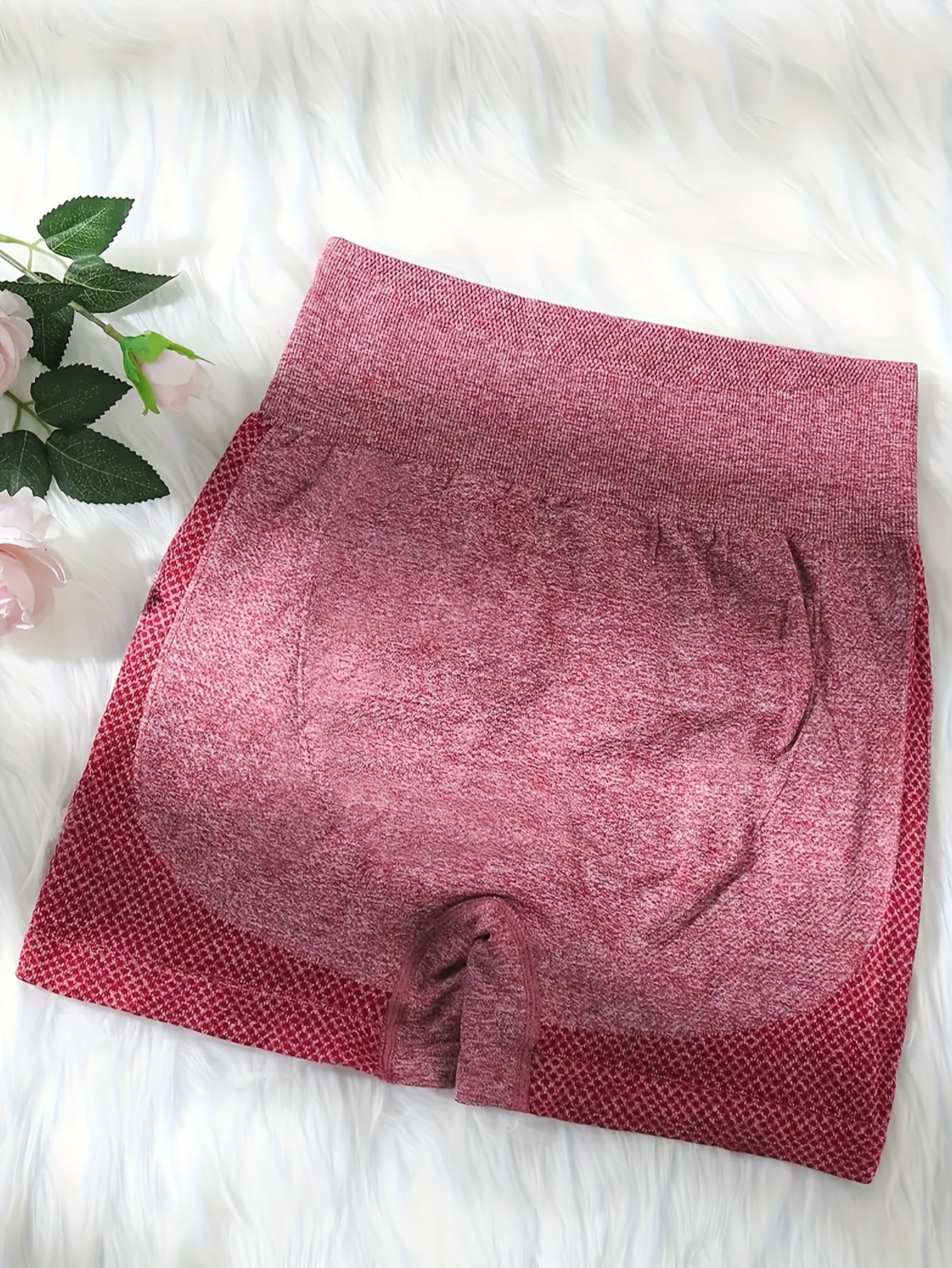 5 PCS Set Women's High-Waisted Yoga Shorts - Tummy Control Butt Lifting Underwear, Breathable Nylon/Elastane Blend Workout Leggings, Multi-Color (Pink/Black/Teal/Beige/Brown) - Gym, Pilates & Casual Attire