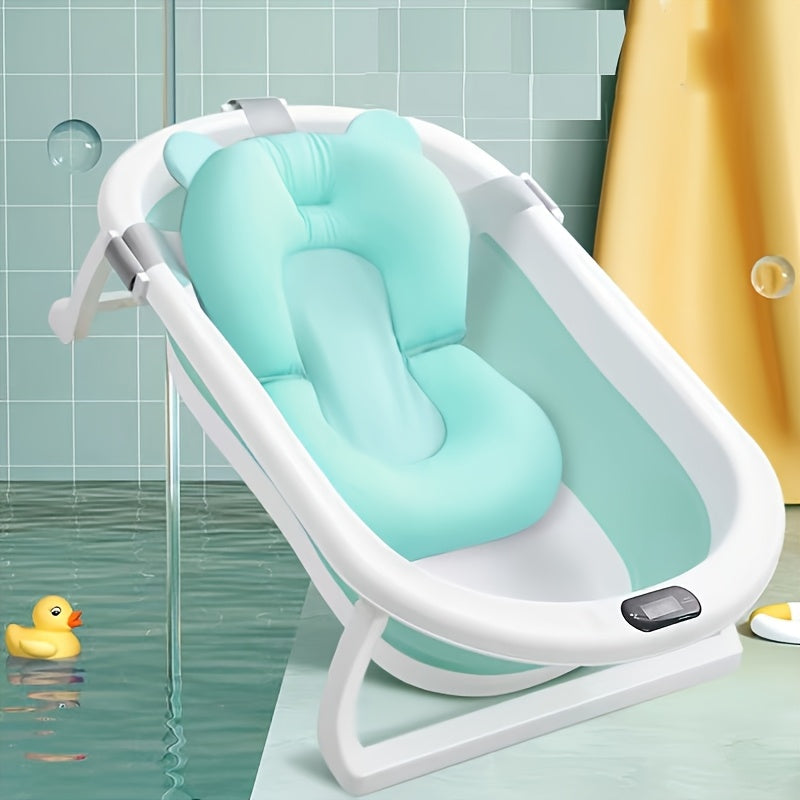 A Baby Float Pad with Adjustable Straps for a Comfortable Bathing Experience, Made of Breathable Polyester Mesh, Suitable for Both Boys And Girls in Bathtubs, a Must-Have for Expectant Parents, And a Perfect Gift for Babies f