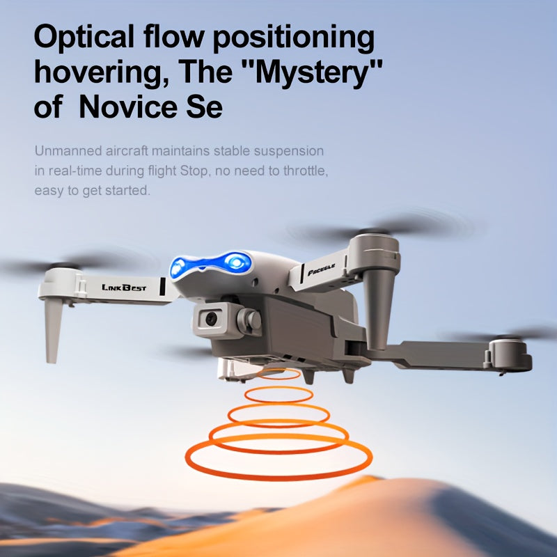 E99-PRO intelligent Drone + 3 Battery Set , Dual Cameras, Optical Flow Hover, 360 ° Flip, Folding Design, Perfectly Capturing Every Touching Moment, with Simple and Convenient Operation