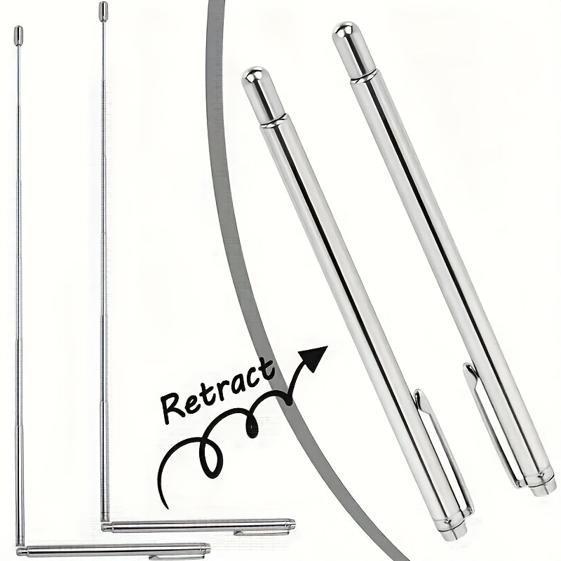 2 PCS Set Stainless Steel Handheld Divination Sticks,  for Divination, Treasures, Buried Items, Etc Paranormal Tools Set