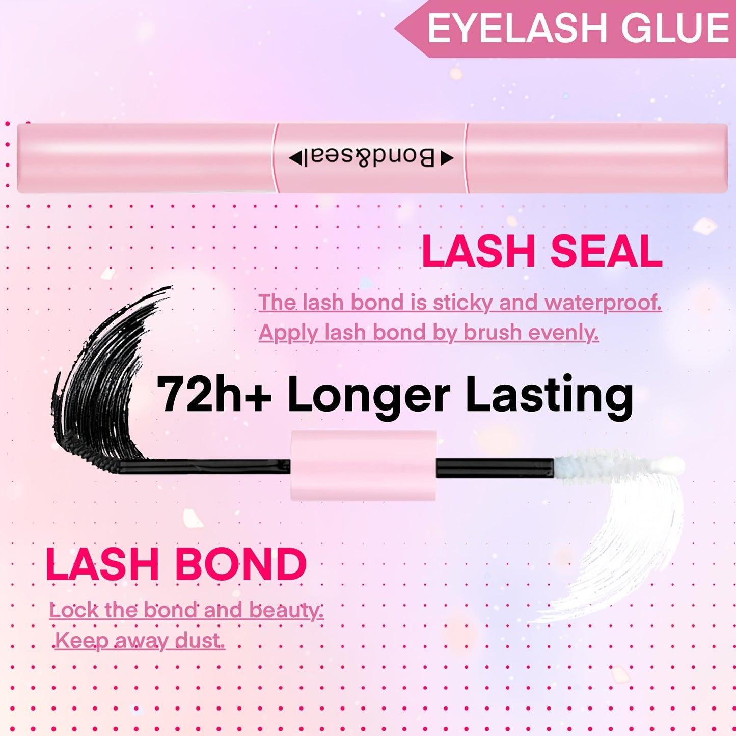 NEW 300/720 PCS Set Eyelash Extension Set Single Eyelash Tuft, 9-18Mm Mix 30D 40D 50D 80D with Eyelash Bonding & Tweezers for Beginners, Exquisite Gift Set Exquisite Gifts for Women