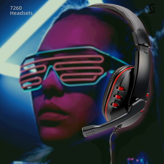 Wired Over-Ear Headset with Microphone for Work Meetings, Study Recording and Gaming Entertainment - Compatible: PS4/PS5/Xbox One/SWITCH / Mobile Phones & PC Tablets etc., comfortable to wear clear call, Lightweight Headphone