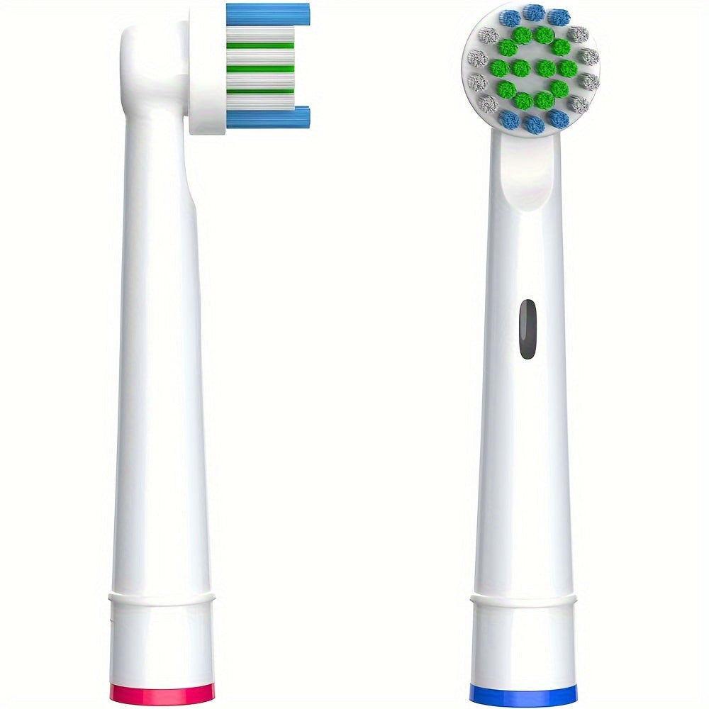 NEW 16 PCS Set Replacement Toothbrush Heads Compatible with Oral-B Pro 500/1000/1500/3000/3757/5000/7000/7500/8000 Electric toothbrushes - Soft Bristles for Gentle Cleaning, Dental Care Essentials, Hygienic Design, Family Den