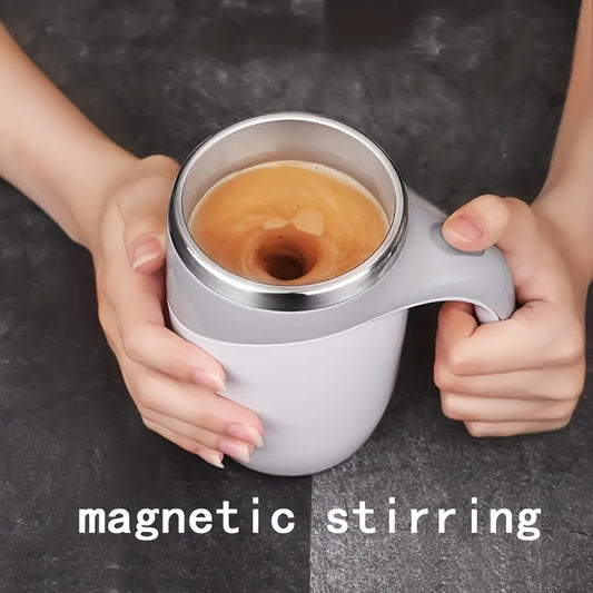 Automatic Mixing Portable Stirring Cup Large Capacity Lazy Magnetic Rotary Cup Battery Type Coffee Cup Outdoor Travel Camping Stirring Mug