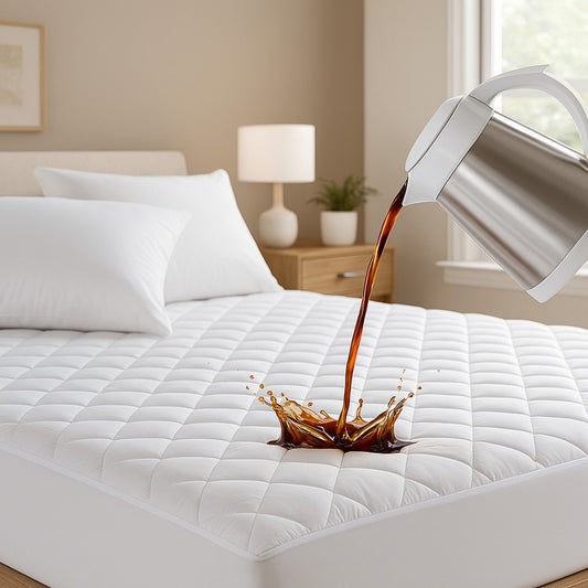 UK Made Single/Double/Super King Bamboo Quilted Waterproof Mattress Protectors Anti Bed Bug Protector, Allergen Protection, Easy To Clean, Soft Bamboo Material Home Bedding Supplies