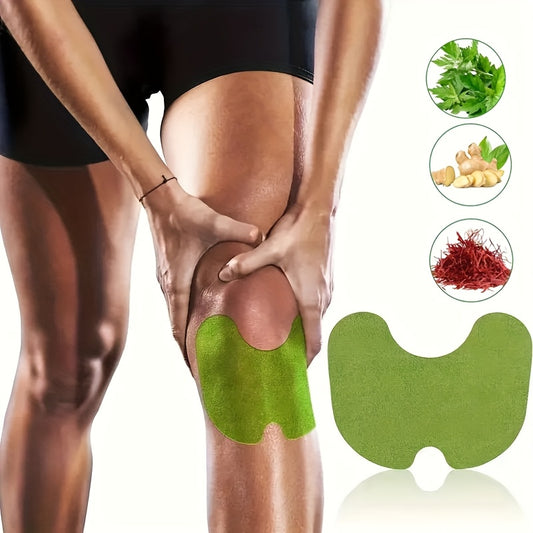 23 PCS Set Self-Heating Knee Patches - Made of Soft, Breathable Non-Woven Fabric, Featuring a Two-Tone Green And White High-Fit Design, Comfortable And Warm for Long-Term Use, Portable Heating Pads Targeting The Knees, Neck,