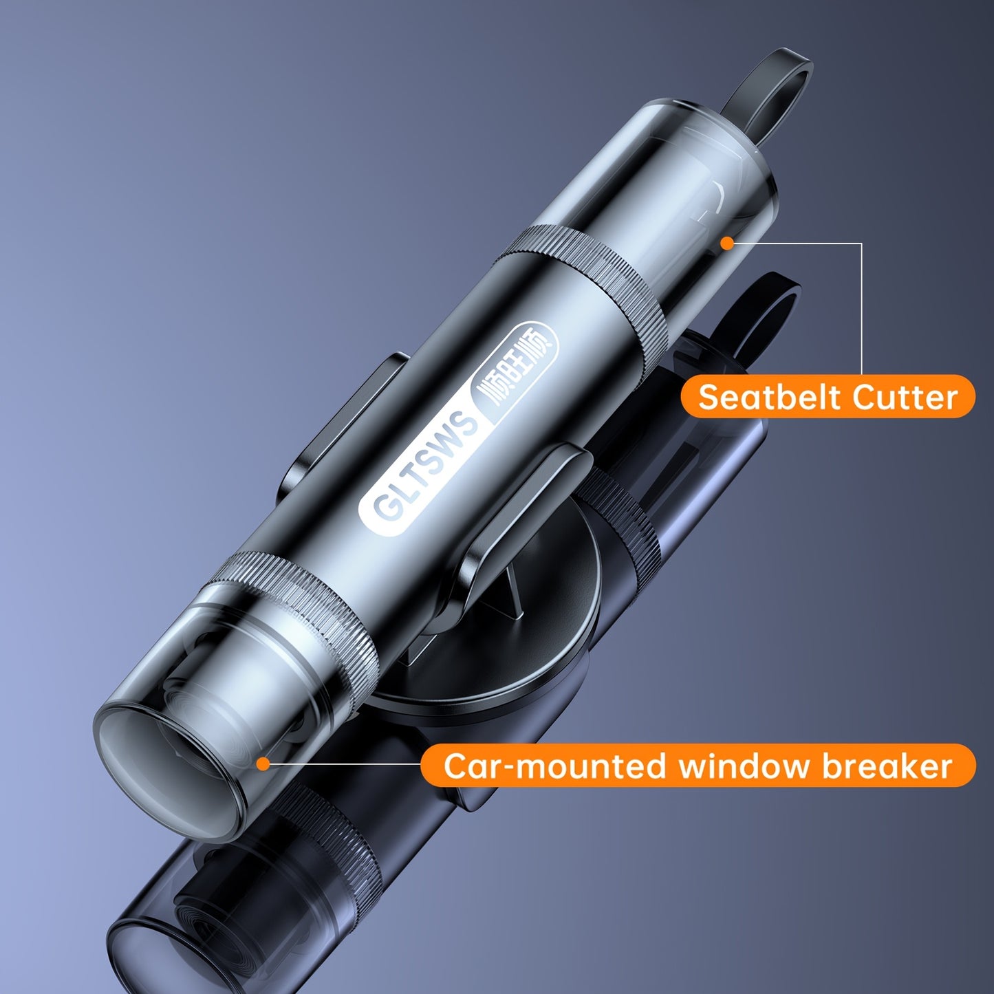 Emergency Safety Hammer - Car Window Breaker with Seatbelt Cutter, Portable Escape Tool for Vehicle & Home Use