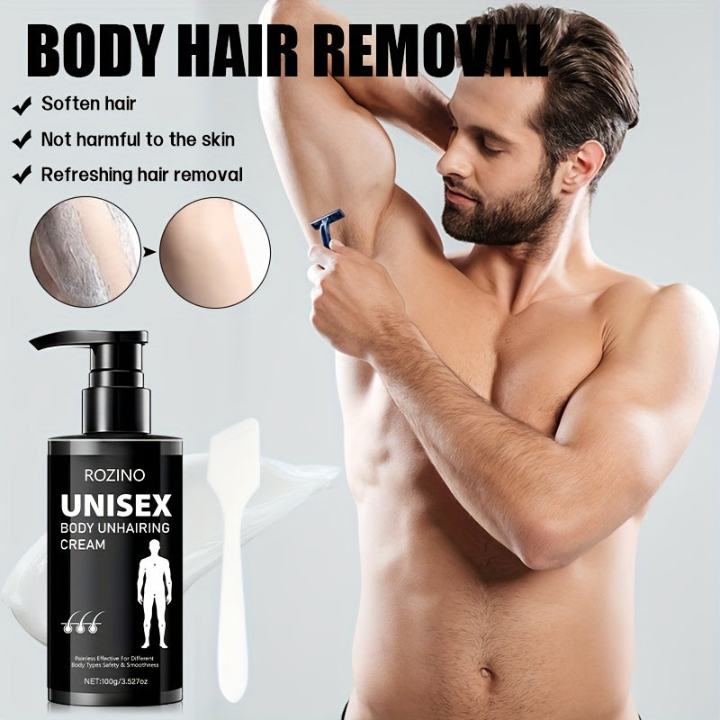 Use Once for, Lasts Smooth for 6 Months, Instant Hair Removal, 100g Men's Hair Removal Cream, Women's Hair Removal Cream, Gentle and Non-Irritating to Skin, Semi-Permanent Hair Removal, Suitable for Face, Lips, Underarms, Leg