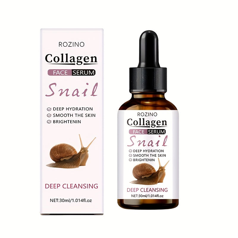 This Multi-Functional Facial Serum Features 20 Times The Collagen And Snail Mucin Content. It Quickly Hydrates And Penetrates The Skin, Providing Moisture And Firmness. Developed with Professional Protein Technology, It Is Su