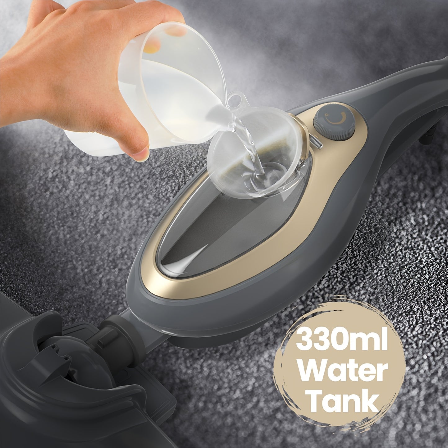 Steam Mop Floor Cleaner Carpet Steamer, 12-in-1 Mutlifunction Steam Cleaner Detachable Handheld Variable Control with Microfibre Pad for Carpets, Hard Floors, Bathroom, Kitchen