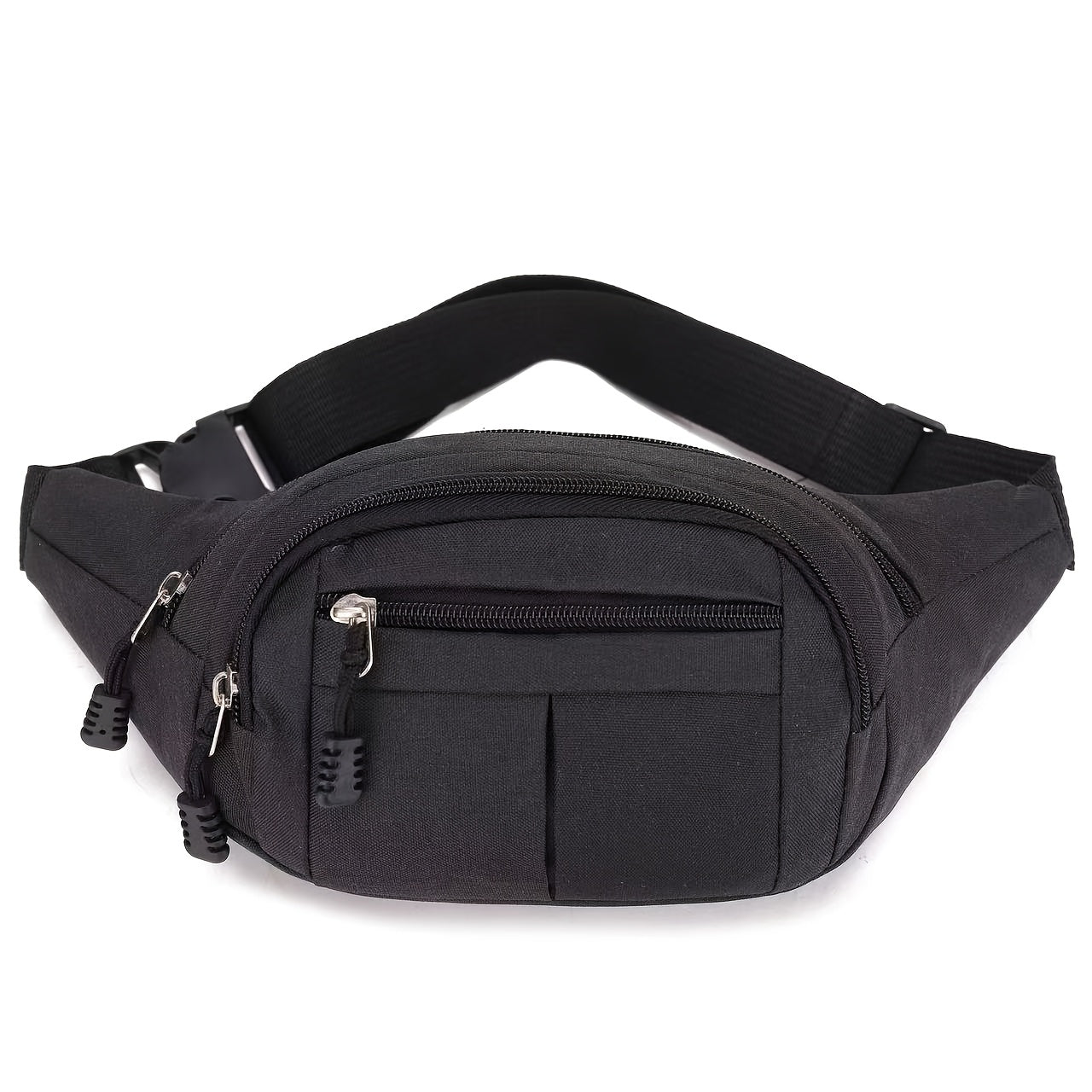 Unisex 6 Colors Waist Bag with Adjustable Strap & 4-Pocket Design - Large Capacity Crossbody Chest Pack, Lightweight & Durable for Cycling, Running, Gym, Travel - Outdoor Gear, Sporty Style, Secure Zipper Closure