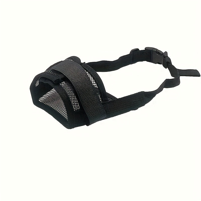 Adjustable Dog Mask, Breathable Polyester, Anti-Bite Barking Control, Comfort Fit for Small to Medium Dogs Pets Accessories