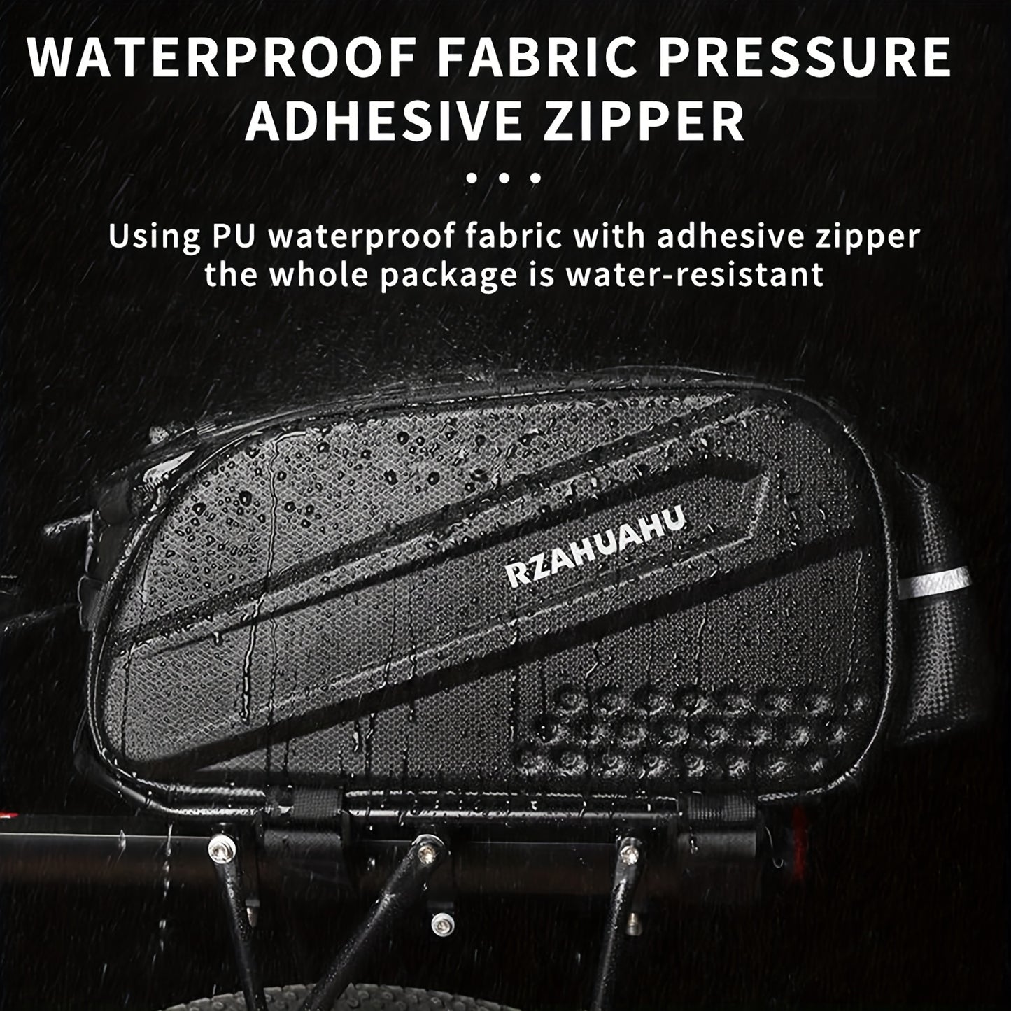 Bicycle Riding Bag, Rear Rack Bag, Mountain Bike Camera Sling Bag, Hard Shell Waterproof Rear Bag