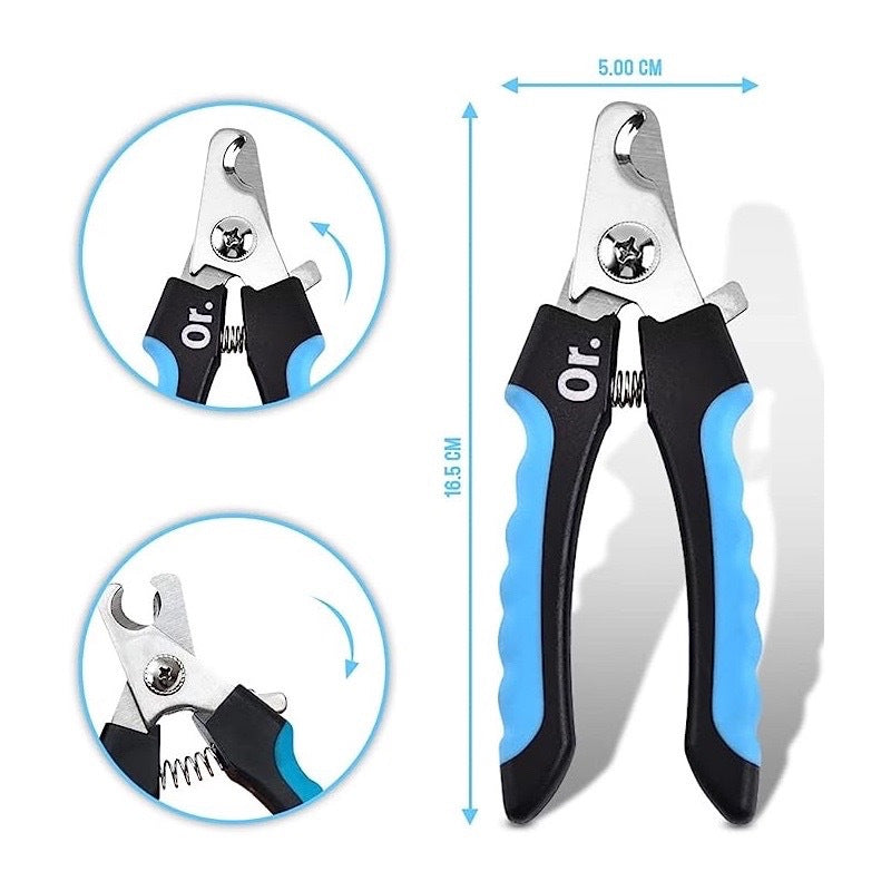 New Set Dog Nail Clippers for Large, Medium and Small Breed Professional Pet Nail Clipper Suitable for Cats, Rabbits and Guinea Pigs With Safety Lock and Protective Guard to Avoid Over Cutting