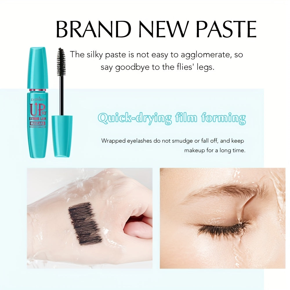 4 PCS Set  4D Mascara Set, Waterproof, Volumizing, Curling, Long-Lasting, Black Shades for All Skin Types Women Eyewear Make-Up Cosmetic Accessories