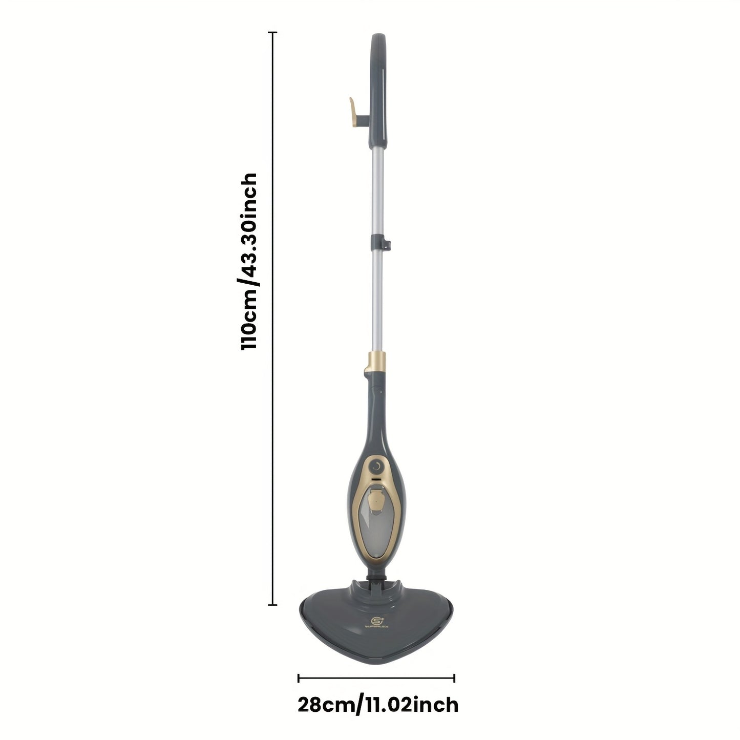 Steam Mop Floor Cleaner Carpet Steamer, 12-in-1 Mutlifunction Steam Cleaner Detachable Handheld Variable Control with Microfibre Pad for Carpets, Hard Floors, Bathroom, Kitchen