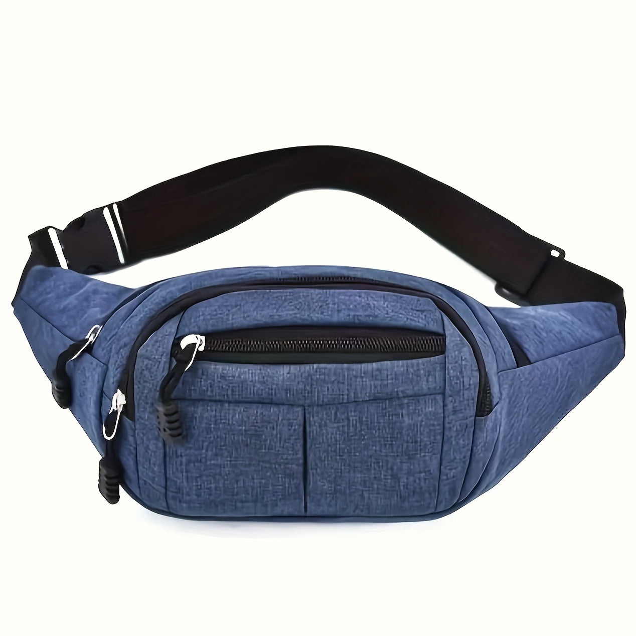 Unisex 6 Colors Waist Bag with Adjustable Strap & 4-Pocket Design - Large Capacity Crossbody Chest Pack, Lightweight & Durable for Cycling, Running, Gym, Travel - Outdoor Gear, Sporty Style, Secure Zipper Closure