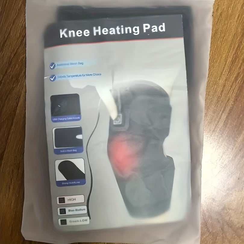 1-2 PCS Set Dual-Head Heated Knee Massager Powered by USB That Offers Warmth And Compression for Joint Support, Making It a Perfect Gift for Seniors for Home Use Or Travel