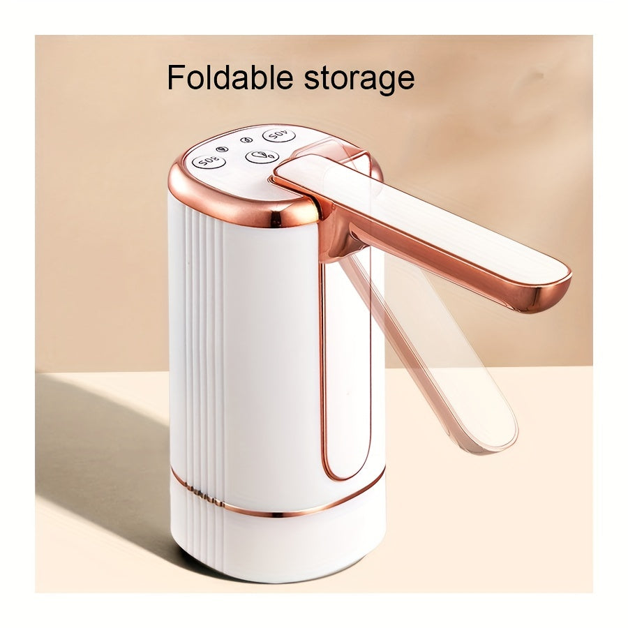 Outdoor Travel Camping Beach Electric Universal Water-Bottle Pump Dispenser 5-Gallon: KT077 Foldable Automatic Water Bottle Pump, Portable Electric Drinking Water Pump USB Charging 3.79-18.93 L Water Bottle Switch