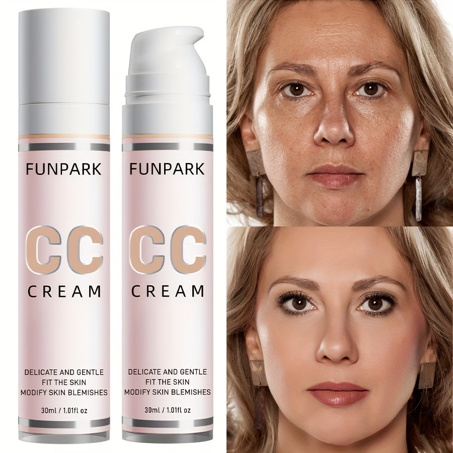 CC Cream, Cover Freckles and Wrinkles, Create Flawless Skin, Whitening Brightening Cream Light Texture, Easy to Apply, Long Lasting Makeup Concealer Women Beauty Salon Spa Accessories Cosmetic Supplies