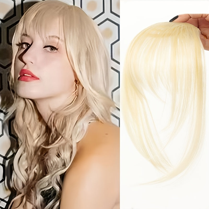 Wig with French Layered Bangs, Designed for Women, Featuring a, Perfect for Everyday Use, Easy to Put On, Seamless Hair Extensions, Versatile Hair Additions, French Fringe, Wig for a Look