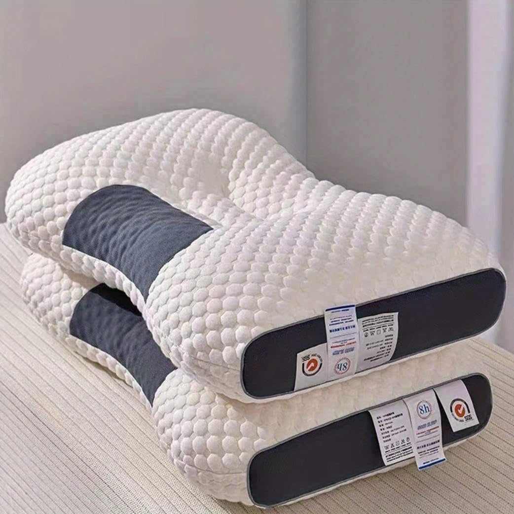 2 PCS Set 62x40cm Soft Neck Pillows Adjustable Ergonomic Support Design Premium Home Bedding Decor – Sleep Comfort, Modern Design, Upgraded Thickened 5-Star Hotel Quality – Non-Collapsing High Core for Deep Sleep