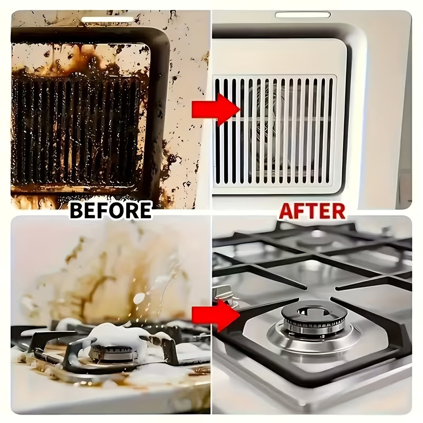 Powerful Kitchen Oil Removal Spray - Suitable for Metal and Plastic Surfaces, Removes Oil from Exhaust Fans, Ovens, Stoves, Cookware and Pans, Ideal for Home Chefs and Professional Chefs