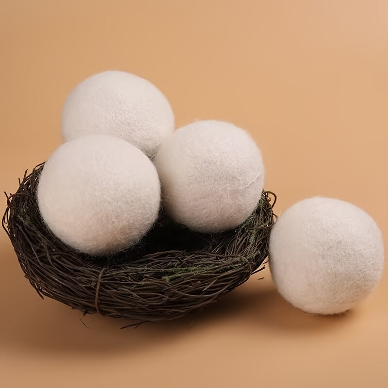 New Zealand Wool Drying Balls 9-PCS St  Laundry Drying Balls - Anti-Tangle, Quick-Dry Clothes Dryer Balls, Prevents Wrinkles & Tangles, Soft Wool Laundry Balls for Delicates, Down Jackets, Shirts, Pants - Compatible with All