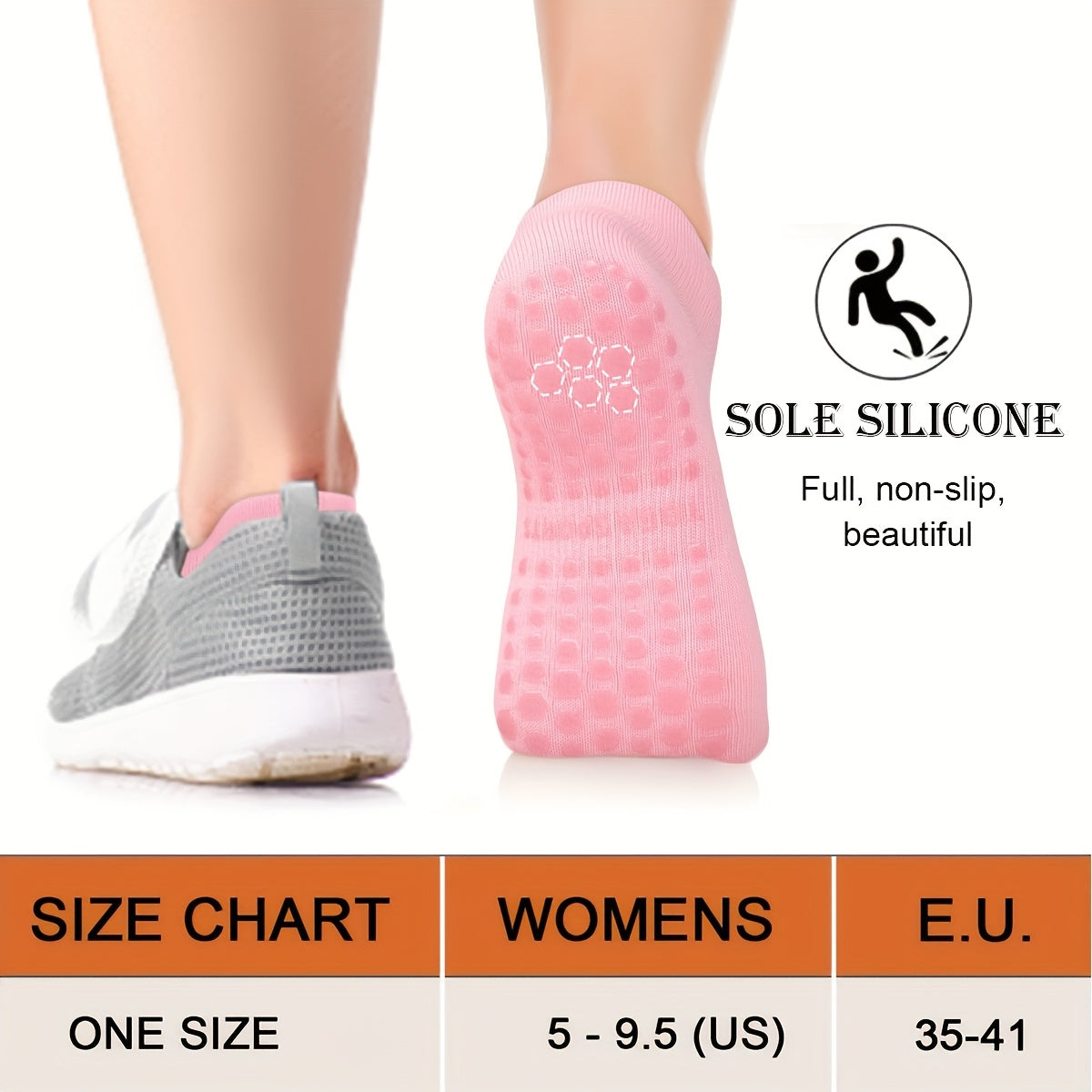 2 Pairs Set 5 Colors Pilates Socks with Grips for Women, Open Top Yoga Socks, Non Slip Grippy Athletic Socks for Workout, Barre, Dance - Breathable Pilates and Ballet Dance Grip Socks
