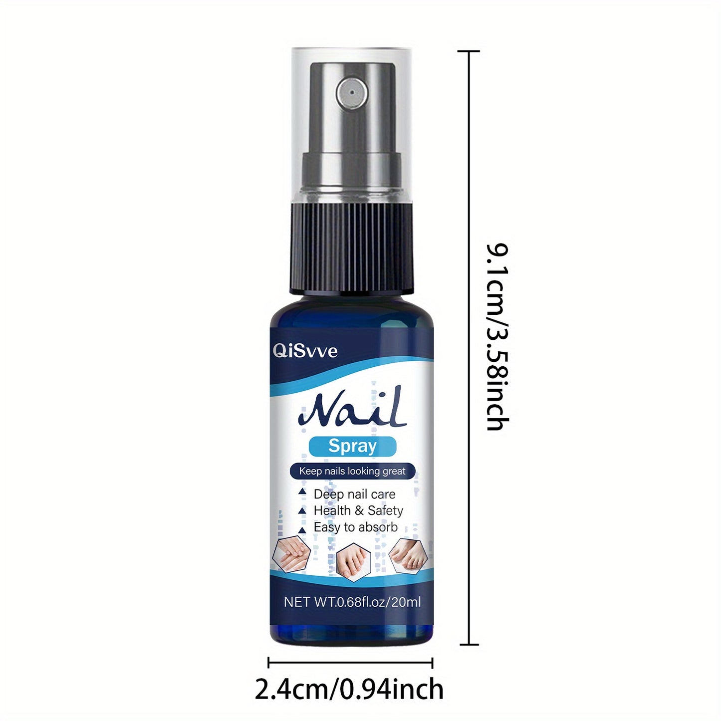 For Day Night Nail Strengthen Care Spray Healthy Hand Nails And Toenails Moisturizing Liquid Cream Feet Nail Cuticle Care Oils Supplies Comprehensive Nail Care Serum Plant Extract Formula for Yellow Finger Nails And Toe Nails